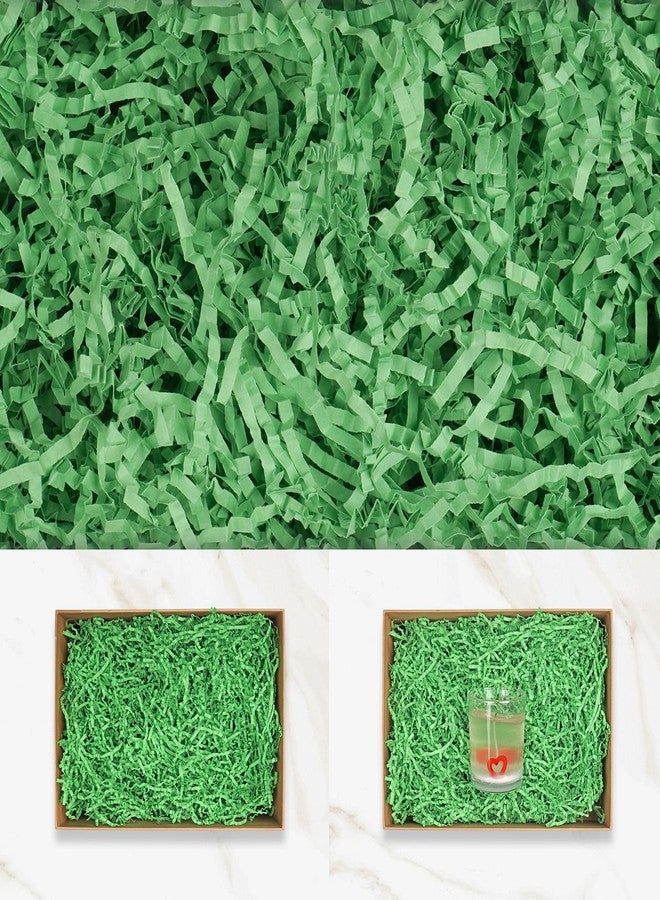 JIWINNER 4 oz Crinkle Paper Filler for Gift Wrapping, Green Shredded Paper For Gift Baskets, Crinkle Paper for Christmas Easter Wedding Birthday Craft Gift Boxes Bags Basket Filler Decoration - Image 2